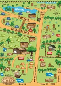 Campsite Map – Cobb & Co Nine Mile Camping Grounds